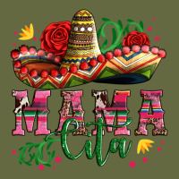 Mama Cita With Sombrero Hat And Roses Long Sleeve Tee | Teevron