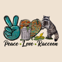 Peace Love Raccoon Urban Heavy Tee | Teevron