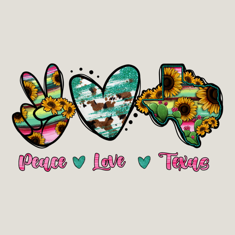 Peace Love Texas Heavy Core Tee by RanaPortraitStore | Teevron