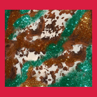 Brown Cowhide Glitter Premium Hoodie | Teevron
