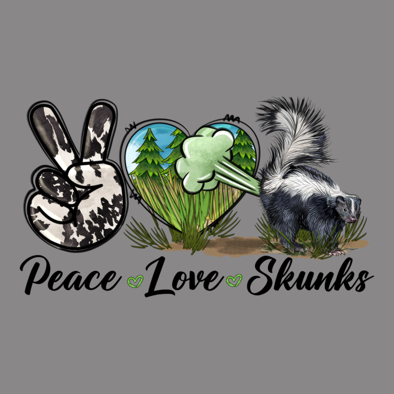 Peace Love Skunks Vintage Tee by LillyAllenDesigns | Teevron