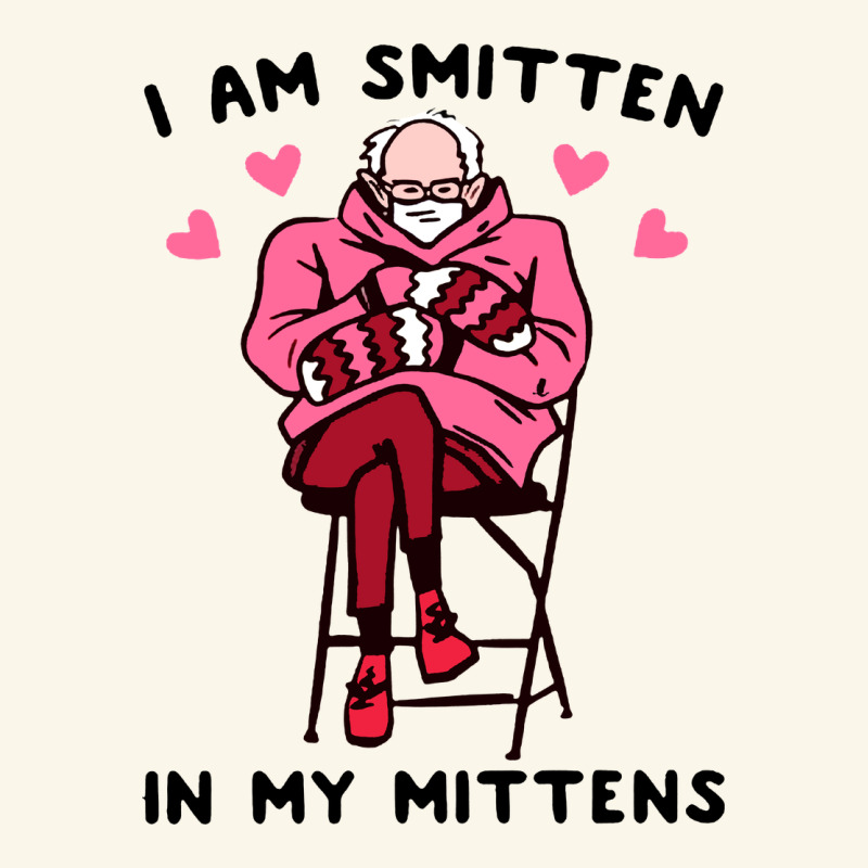 Funny I Am Smitten In My Mittens Bernie Premium Hoodie by artisFamous | Teevron