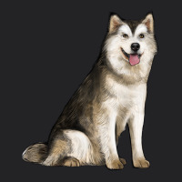 Alaskan Malamute Dog Vintage Tee | Teevron