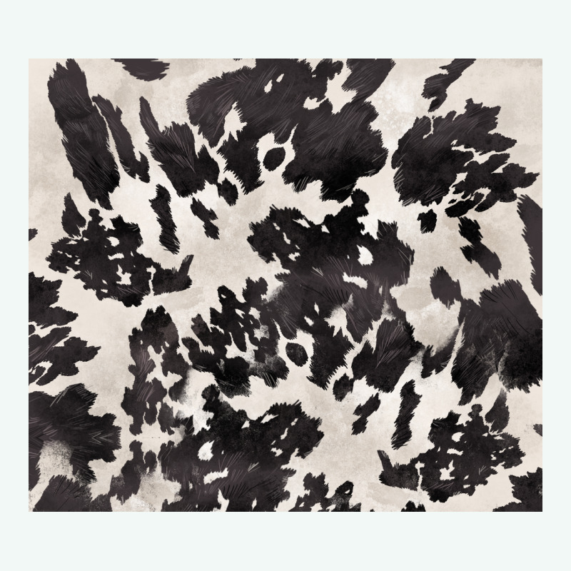 Black And White Cowhide Tumbler Premium Hoodie by BarkalooDesign | Teevron
