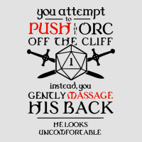 Tabletop Rpg D20 Orc Massage Critical Failure Premium Hoodie | Teevron