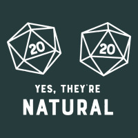 Yes They're Natural 20 Dice Funny Rpg Gamer Premium Hoodie | Teevron