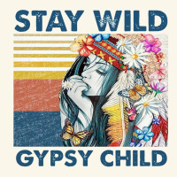 Stay Wild Gypsy Child Letter Rainbow Premium Hoodie | Teevron