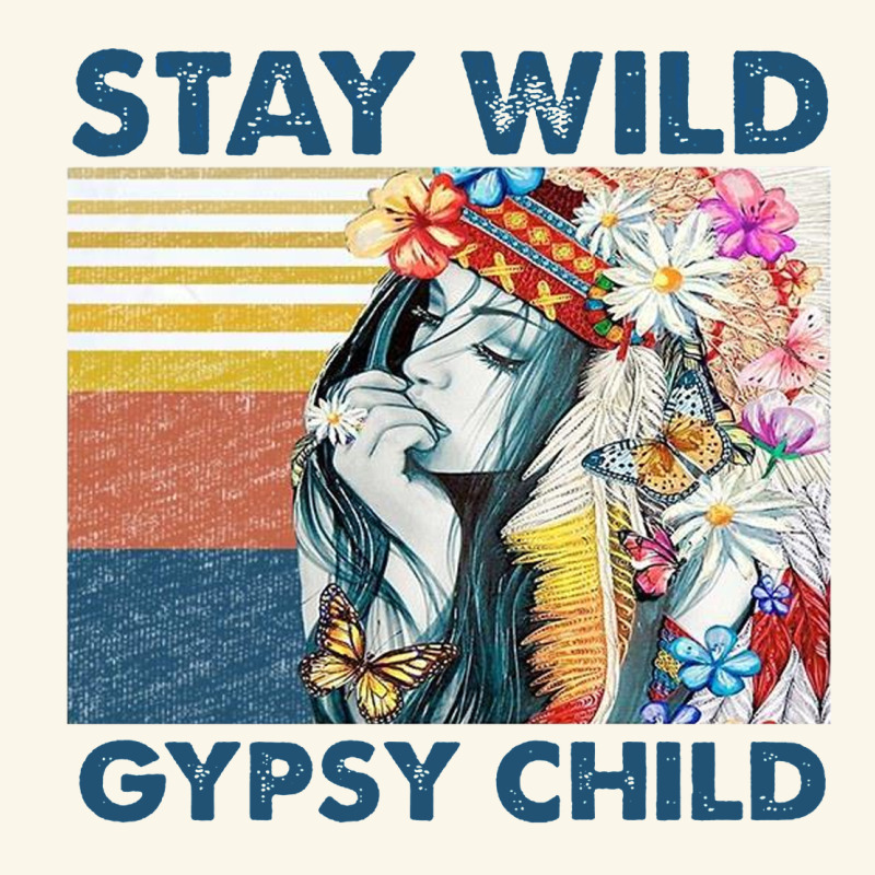 Stay Wild Gypsy Child Letter Rainbow Premium Hoodie by artisFamous | Teevron