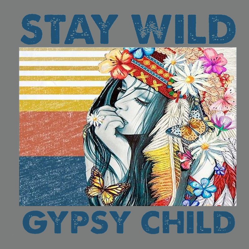 Stay Wild Gypsy Child Letter Rainbow Premium Hoodie by artisFamous | Teevron