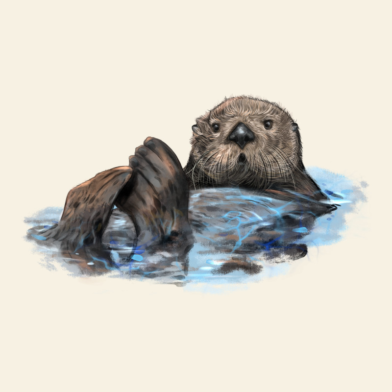 California Sea Otter Vintage Tee by LillyAllenDesigns | Teevron