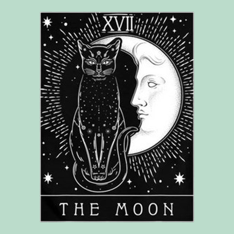 Tarot Card Crescent Moon And Cat Graphic Premium Hoodie by artisFamous | Teevron