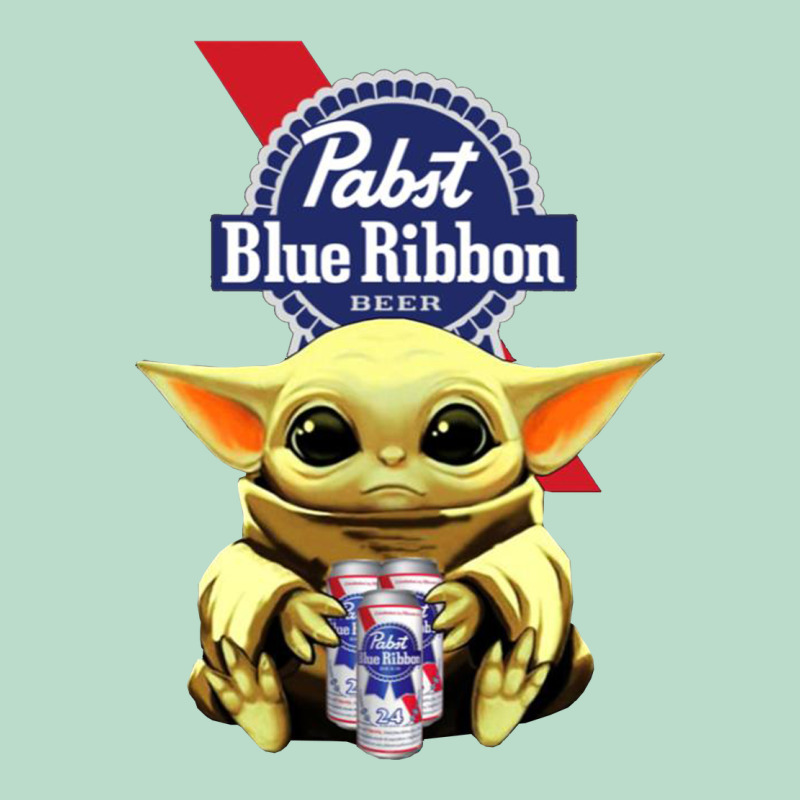 Baby Yoda Hugs Pabst Blue Ribbon Beer Premium Hoodie by artisFamous | Teevron