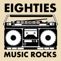 Eighties Music Rocks Premium Hoodie | Teevron