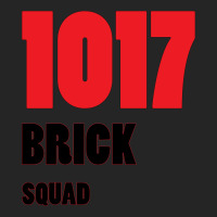 1017 Brick Squad Black Red Premium Hoodie | Teevron