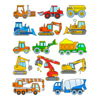 construction excavator shirt for boys girls men and women t shirt | Teevron