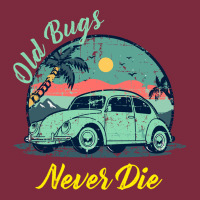 Vintage Funny Beetle Bug Distressed Classic Cars Old Bugs Never Die Premium Hoodie | Teevron