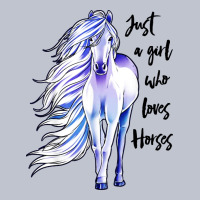 Just A Girl Who Loves Horses Premium Hoodie | Teevron