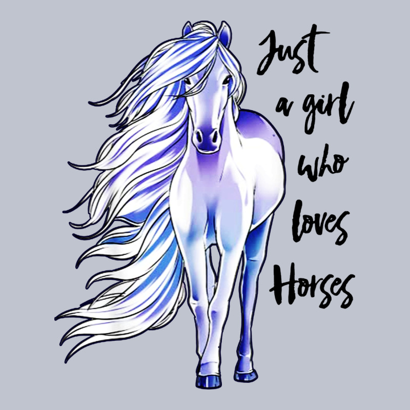 Just A Girl Who Loves Horses Premium Hoodie by artisFamous | Teevron