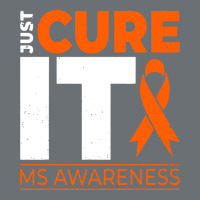 Just Cure It Ms Multiple Sclerosis Awareness Premium Hoodie | Teevron