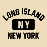 Long Island Ny Gym Style Distressed Amber Print Premium Hoodie | Teevron