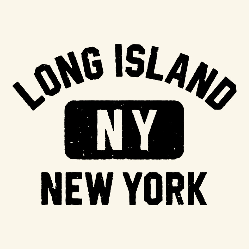Long Island Ny Gym Style Distressed Amber Print Premium Hoodie by artisFamous | Teevron