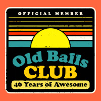 Mens Old Balls Club 40 Years Awesome Premium Hoodie | Teevron