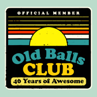 Mens Old Balls Club 40 Years Awesome Premium Hoodie | Teevron