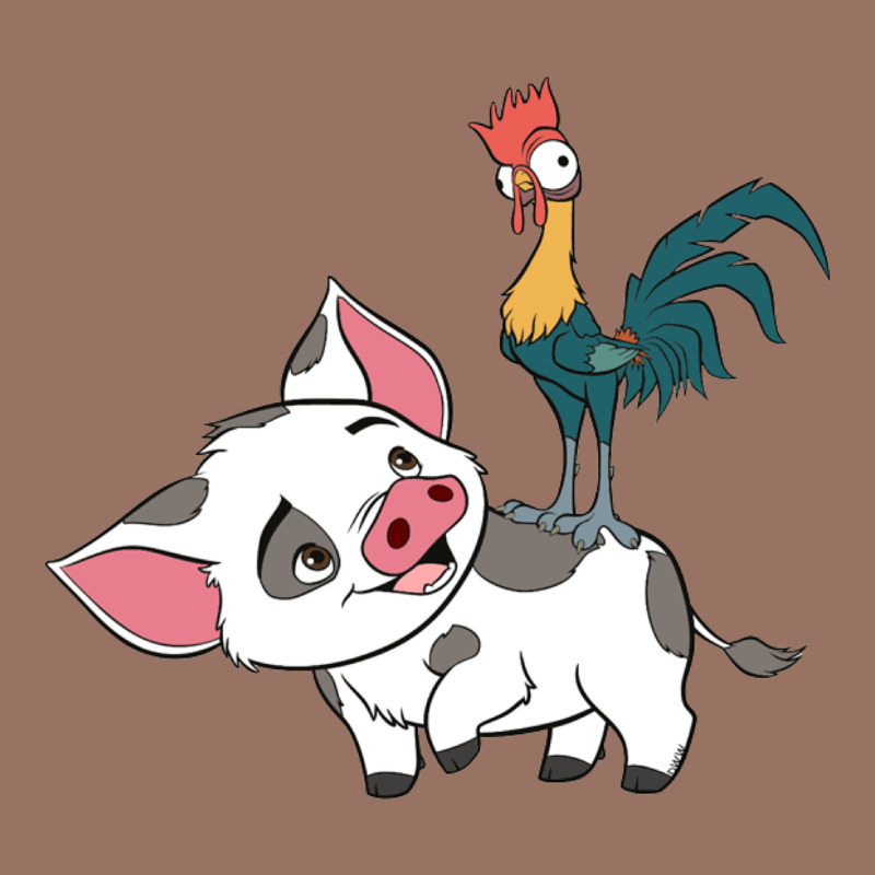 Hei Hei Rooster And Pig Funny Cartoon Premium Hoodie by artisFamous | Teevron
