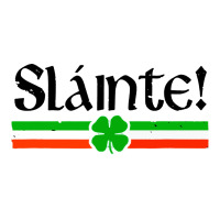 slainte shirt irish cheers toast shamrock | Teevron