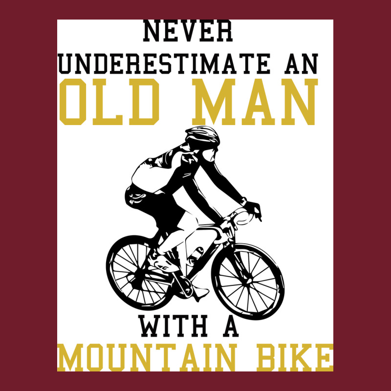 Never Underestimate An Old Man With A Mountain Bike Zipper Hoodie by Bettercallsaul | Teevron