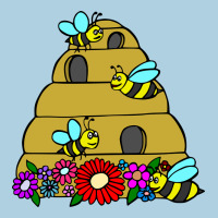 Bee Hive Premium Hoodie | Teevron