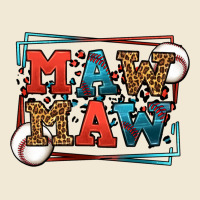 Baseball Mawmaw Leopard Frame Premium Tee | Teevron