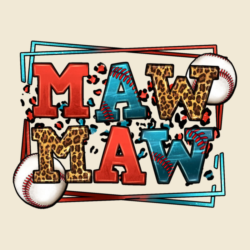 Baseball Mawmaw Leopard Frame Premium Tee by LillyAllenDesigns | Teevron