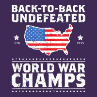 Back To Back Undefeated World War Champs Premium Hoodie | Teevron