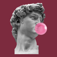 Vaporwave Statue Head With Bubblegum Premium Hoodie | Teevron