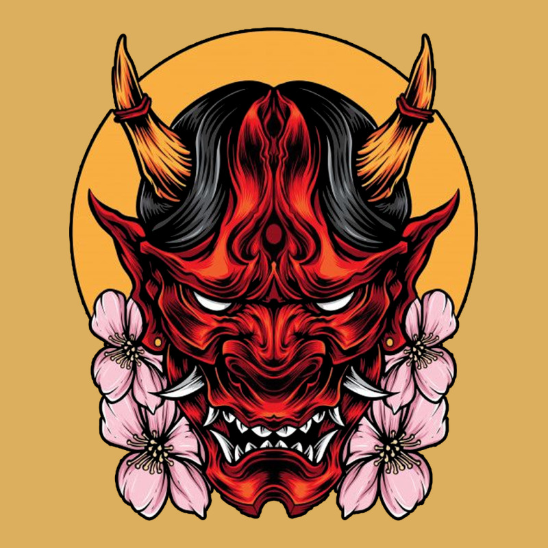 Demon Oni Mask Premium Hoodie by artisFamous | Teevron