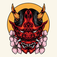 Demon Oni Mask Premium Hoodie | Teevron