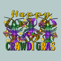 Happy Crawdi Gras Mardi Gras Crawfish Heavy Core Tee | Teevron