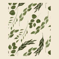 Watercolor Eucalyptus Pattern Premium Hoodie | Teevron