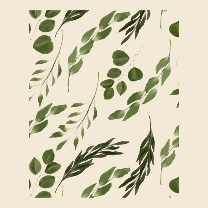 Watercolor Eucalyptus Pattern Premium Hoodie by artisFamous | Teevron