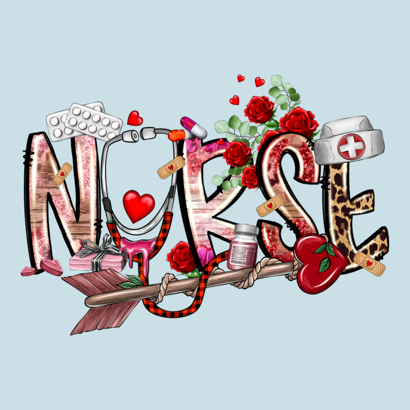 Nurse Valentines Day Ladies Tee by RacoonDesign | Teevron