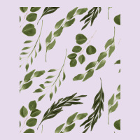 Watercolor Eucalyptus Pattern Premium Hoodie | Teevron