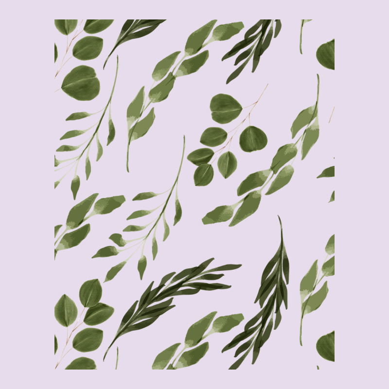 Watercolor Eucalyptus Pattern Premium Hoodie by artisFamous | Teevron