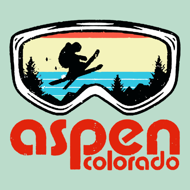 Aspen Colorado Ski Mountain Skiing Retro Vacation Premium Hoodie by artisFamous | Teevron