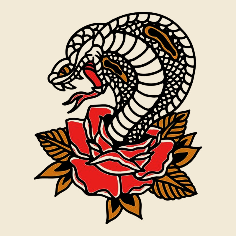 The King Cobra Snake And Rose Premium Hoodie by artisFamous | Teevron