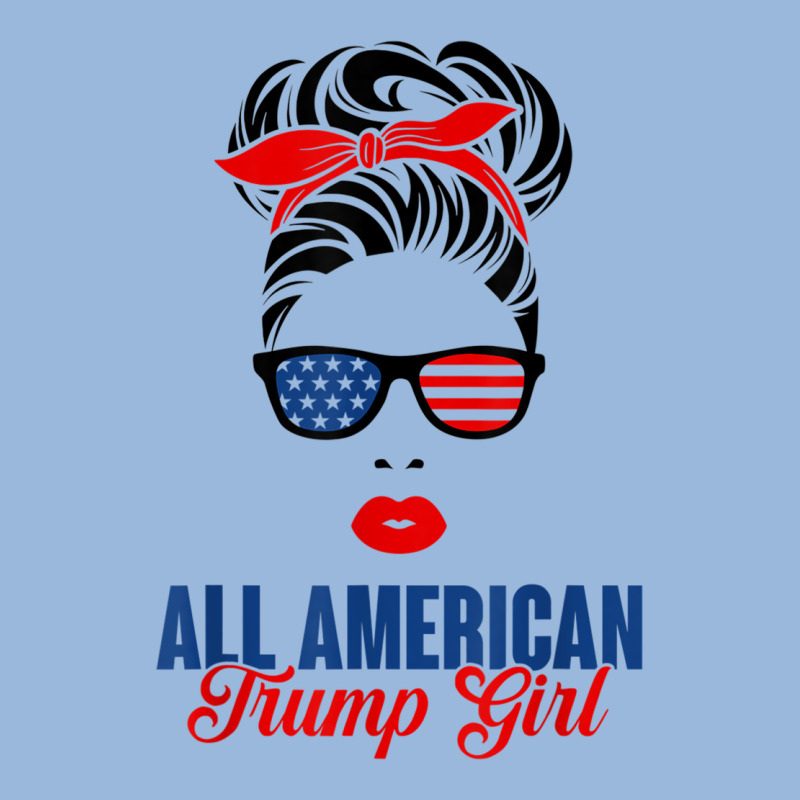 All American Trump Girl Premium Hoodie by artisFamous | Teevron