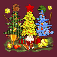 Christmas With Softball Trees Bbs Classic Tee | Teevron