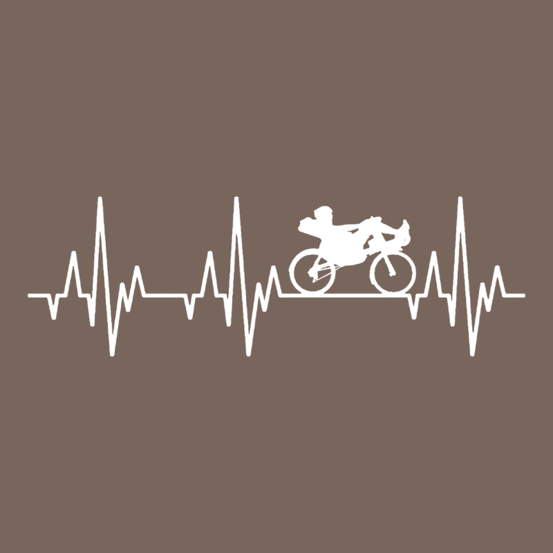 Heartbeat Recumbent Bicycle Bike Cyclist Biking Premium Hoodie by artisFamous | Teevron
