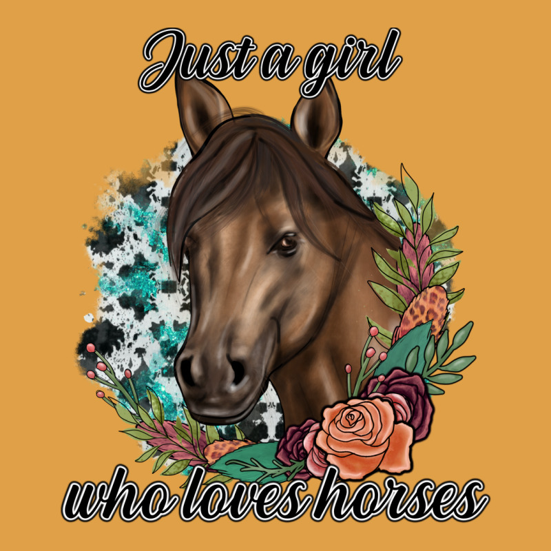 Just A Girl Who Loves Horses Premium Hoodie by artisFamous | Teevron