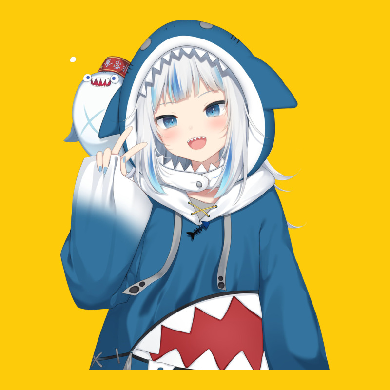 Smile Beautiful Gawr Gura Premium Hoodie by artisFamous | Teevron